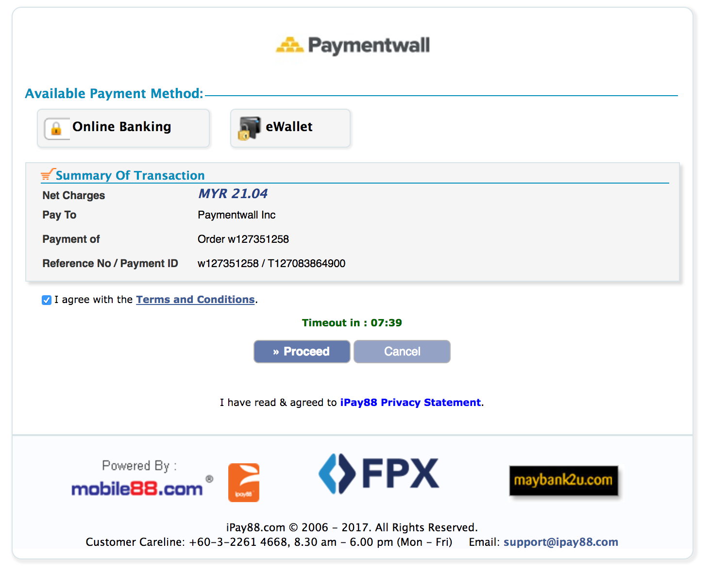 Payment Method - Bank Transfer Malaysia