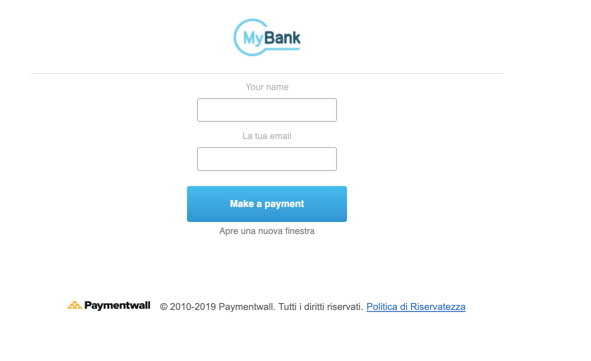 MyBank preset