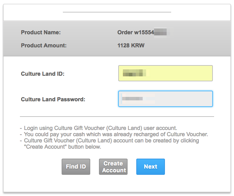 Culture Voucher checkout