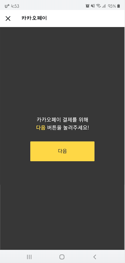 Kakao pay Wallet checkout