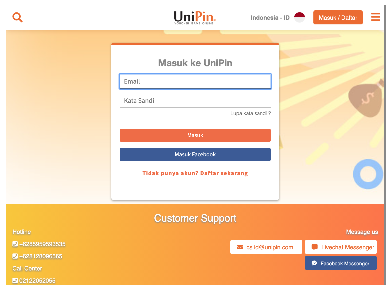 Payment Method - UniPin Wallet
