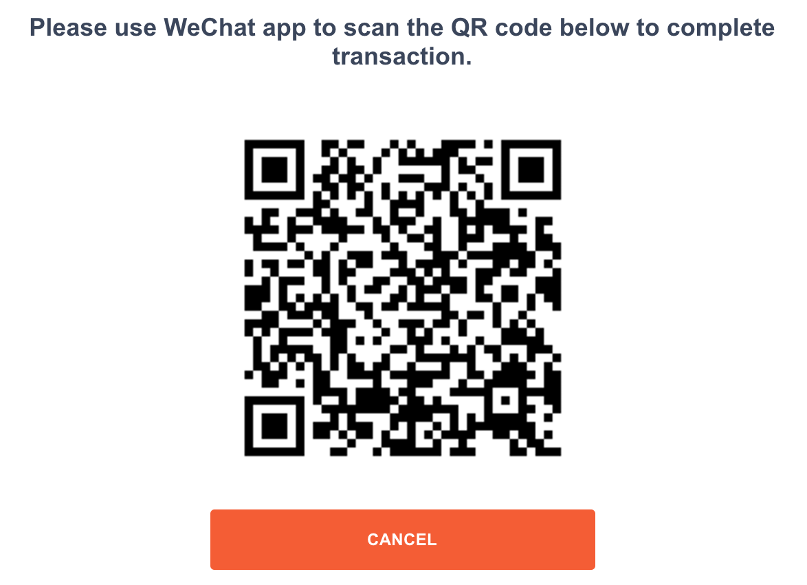 Wechat Pay preset